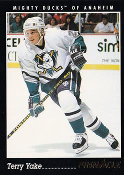 #340 Terry Yake - Anaheim Mighty Ducks - 1993-94 Pinnacle Hockey