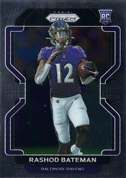 #340 Rashod Bateman - Baltimore Ravens - 2021 Panini Prizm Football