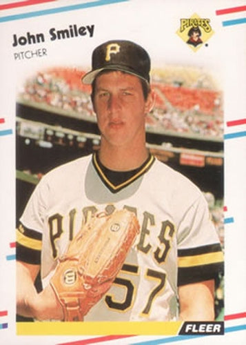 #340 John Smiley - Pittsburgh Pirates - 1988 Fleer Baseball