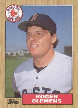 #340 Roger Clemens - Boston Red Sox - 1987 Topps Baseball