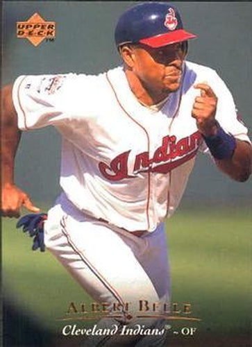 #340 Albert Belle - Cleveland Indians - 1995 Upper Deck Baseball