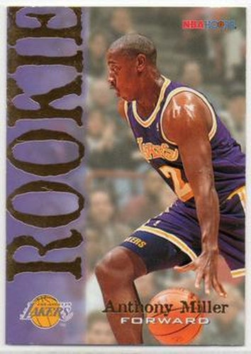#340 Anthony Miller - Los Angeles Lakers - 1994-95 Hoops Basketball