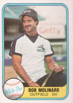#340 Bob Molinaro - Chicago White Sox - 1981 Fleer Baseball