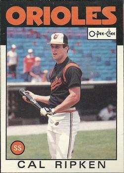 #340 Cal Ripken - Baltimore Orioles - 1986 O-Pee-Chee Baseball