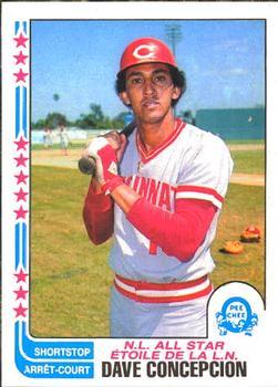 #340 Dave Concepcion - Cincinnati Reds - 1982 O-Pee-Chee Baseball