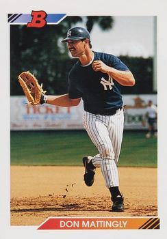 #340 Don Mattingly - New York Yankees - 1992 Bowman Baseball