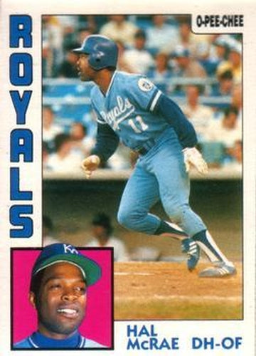 #340 Hal McRae - Kansas City Royals - 1984 O-Pee-Chee Baseball