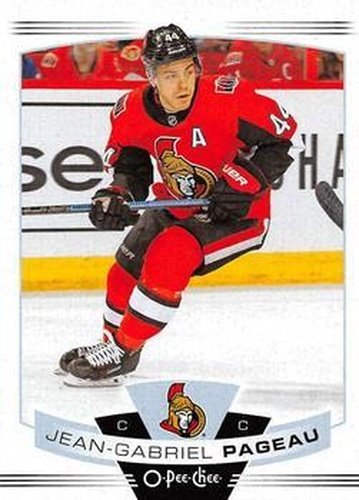 #340 Jean-Gabriel Pageau - Ottawa Senators - 2019-20 O-Pee-Chee Hockey