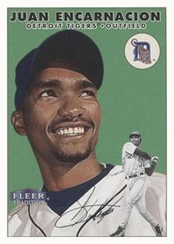 #340 Juan Encarnacion - Detroit Tigers - 2000 Fleer Tradition Baseball