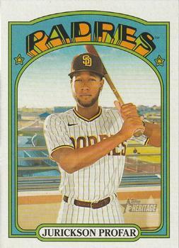 #340 Jurickson Profar - San Diego Padres - 2021 Topps Heritage Baseball