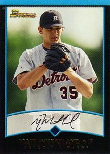 #340 Matt Wheatland - Detroit Tigers - 2001 Bowman Baseball