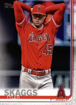 #340 Tyler Skaggs - Los Angeles Angels - 2019 Topps Baseball