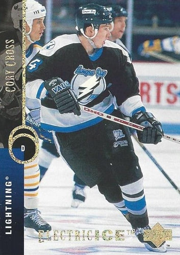 #340 Cory Cross - Tampa Bay Lightning - 1994-95 Upper Deck Hockey - Electric Ice