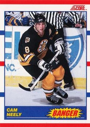 #340 Cam Neely - Boston Bruins - 1990-91 Score Canadian Hockey