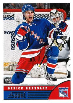 #340 Derick Brassard - New York Rangers - 2013-14 Score Hockey