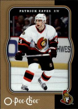 #340 Patrick Eaves - Ottawa Senators - 2007-08 O-Pee-Chee Hockey