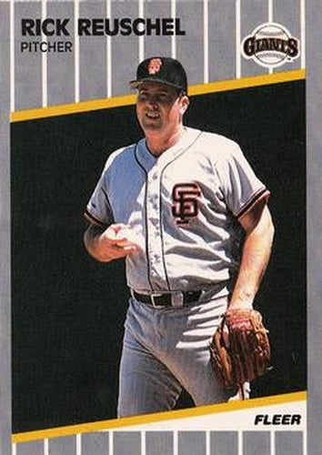 #340 Rick Reuschel - San Francisco Giants - 1989 Fleer Baseball