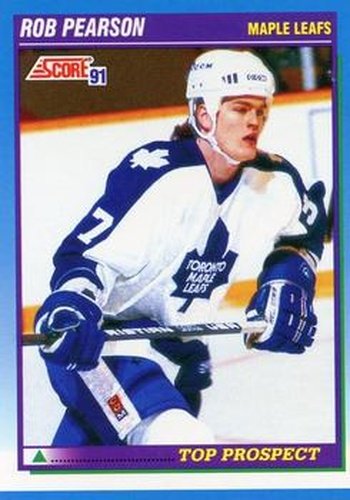 #341 Rob Pearson - Toronto Maple Leafs - 1991-92 Score Canadian Hockey