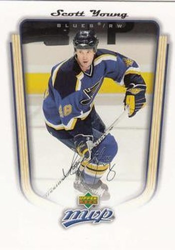 #341 Scott Young - St. Louis Blues - 2005-06 Upper Deck MVP Hockey