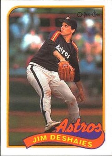 #341 Jim Deshaies - Houston Astros - 1989 O-Pee-Chee Baseball