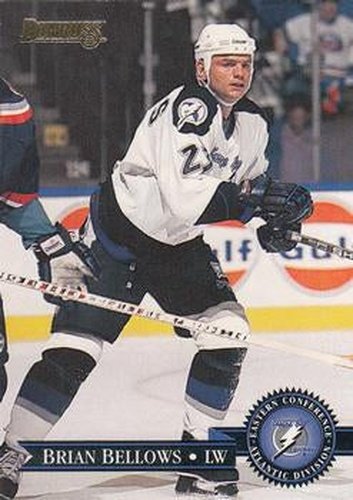 #341 Brian Bellows - Tampa Bay Lightning - 1995-96 Donruss Hockey