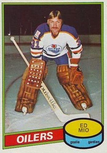 #341 Eddie Mio - Edmonton Oilers - 1980-81 O-Pee-Chee Hockey