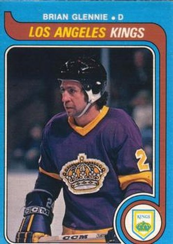 #341 Brian Glennie - Los Angeles Kings - 1979-80 O-Pee-Chee Hockey