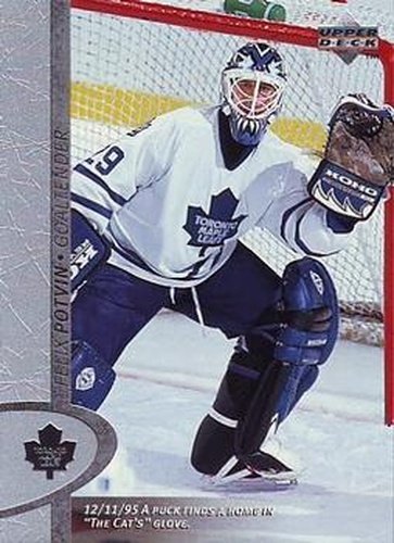 #341 Felix Potvin - Toronto Maple Leafs - 1996-97 Upper Deck Hockey