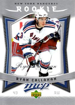 #341 Ryan Callahan - New York Rangers - 2007-08 Upper Deck MVP Hockey