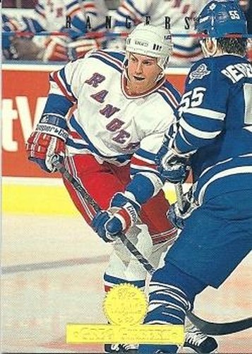 #341 Greg Gilbert - New York Rangers - 1994-95 Leaf Hockey