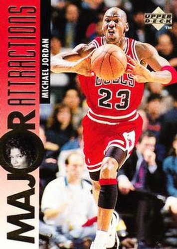 #341 Michael Jordan / Queen Latifah - Chicago Bulls - 1995-96 Upper Deck Basketball