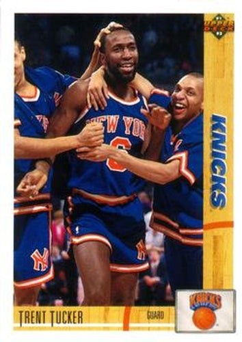 #341 Trent Tucker - New York Knicks - 1991-92 Upper Deck Basketball