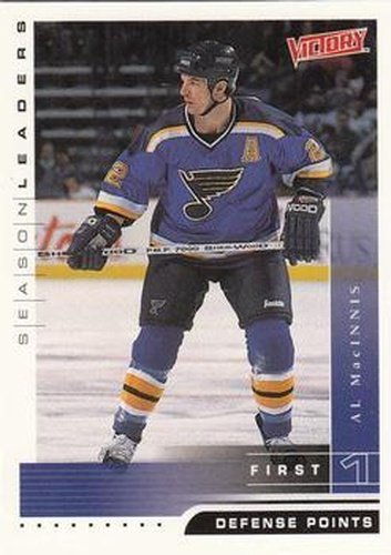 #341 Al MacInnis - St. Louis Blues - 1999-00 Upper Deck Victory Hockey