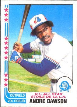 #341 Andre Dawson - Montreal Expos - 1982 O-Pee-Chee Baseball