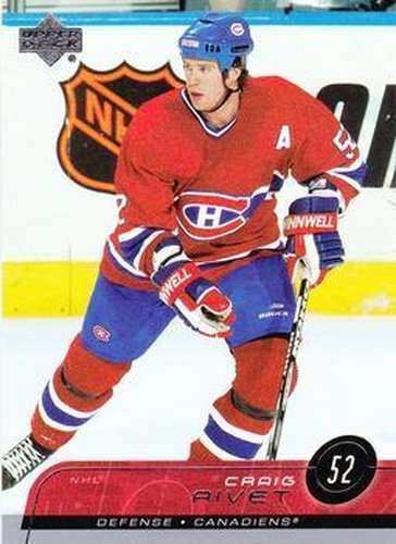 #341 Craig Rivet - Montreal Canadiens - 2002-03 Upper Deck Hockey