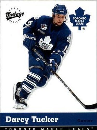 #341 Darcy Tucker - Toronto Maple Leafs - 2000-01 Upper Deck Vintage Hockey