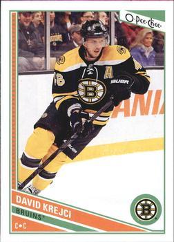 #341 David Krejci - Boston Bruins - 2013-14 O-Pee-Chee Hockey