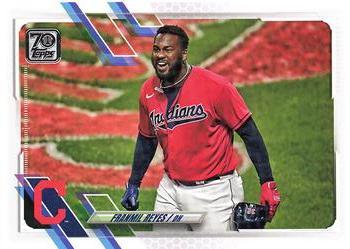 #341 Franmil Reyes - Cleveland Indians - 2021 Topps Baseball