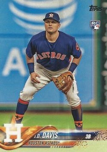 #341 J.D. Davis - Houston Astros - 2018 Topps Baseball