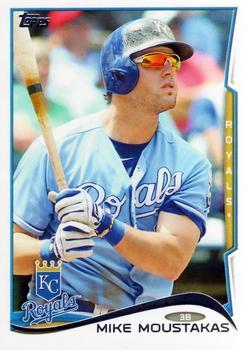 #341 Mike Moustakas - Kansas City Royals - 2014 Topps Baseball