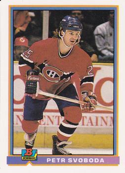 #341 Petr Svoboda - Montreal Canadiens - 1991-92 Bowman Hockey