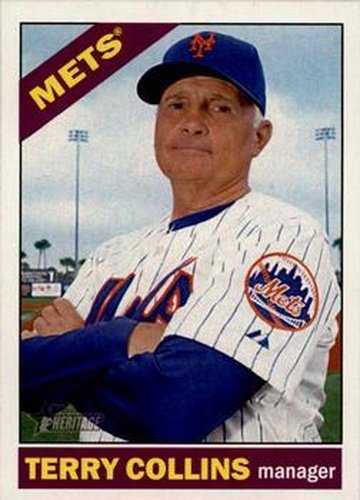 #341 Terry Collins - New York Mets - 2015 Topps Heritage Baseball