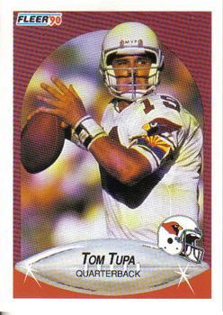 #341 Tom Tupa - Phoenix Cardinals - 1990 Fleer Football