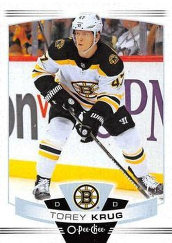 #341 Torey Krug - Boston Bruins - 2019-20 O-Pee-Chee Hockey