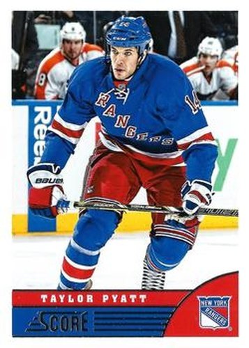 #341 Taylor Pyatt - New York Rangers - 2013-14 Score Hockey
