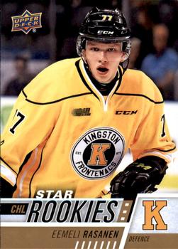 #341 Eemeli Rasanen - Kingston Frontenacs - 2017-18 Upper Deck CHL Hockey