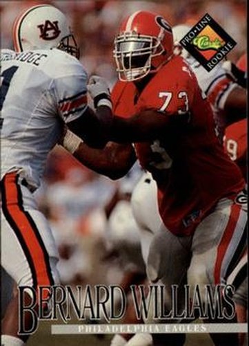 #341 Bernard Williams - Philadelphia Eagles - 1994 Pro Line Live Football