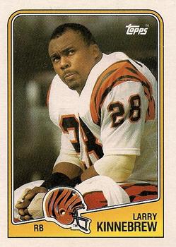 #341 Larry Kinnebrew - Cincinnati Bengals - 1988 Topps Football