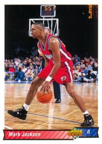 #341 Mark Jackson - Los Angeles Clippers - 1992-93 Upper Deck Basketball