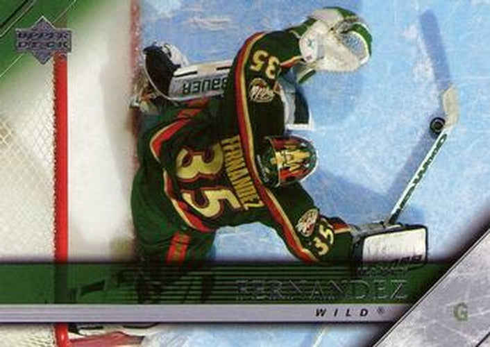 #341 Manny Fernandez - Minnesota Wild - 2005-06 Upper Deck Hockey